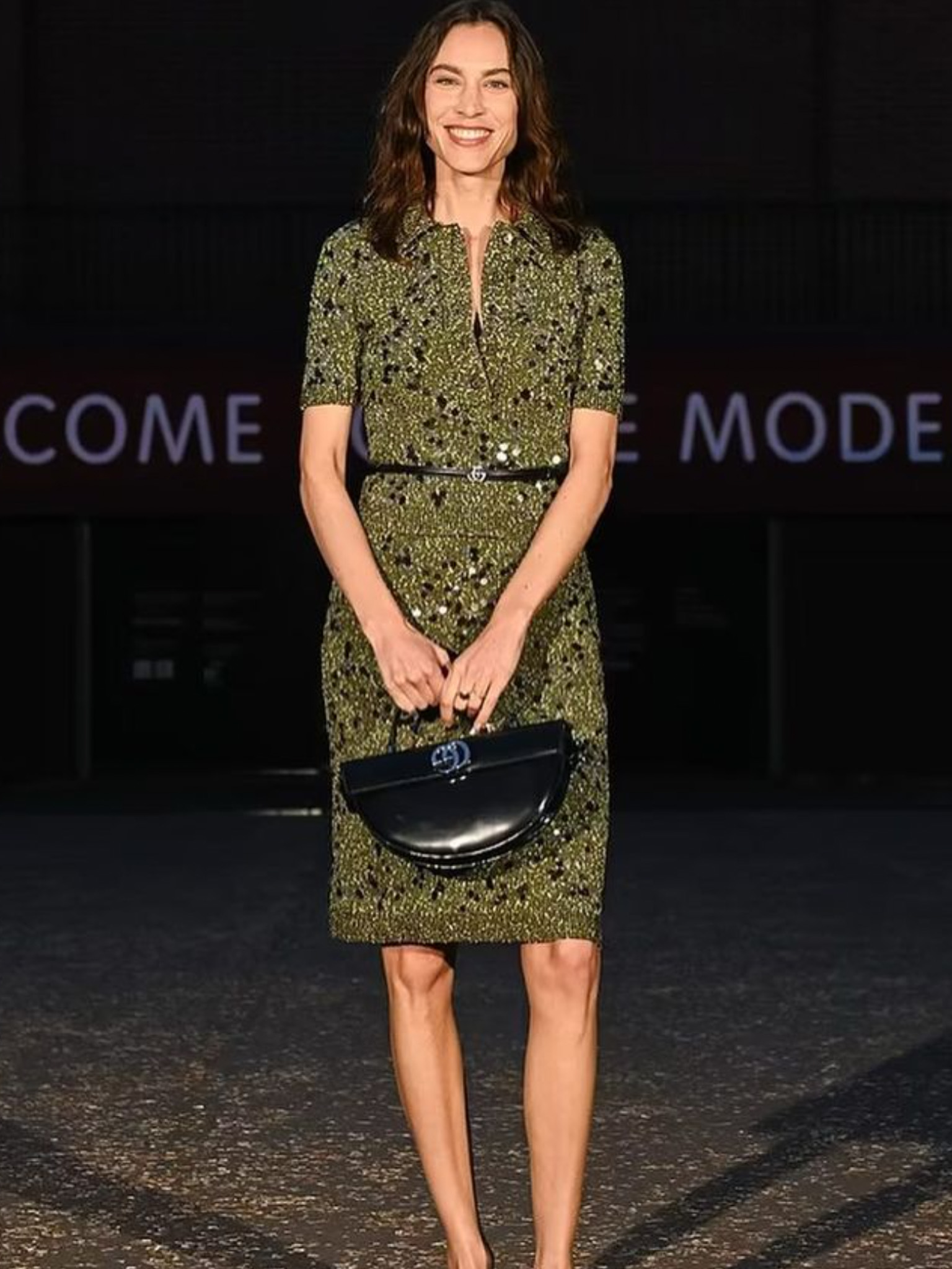 Mossy Terrace Tweed Dress